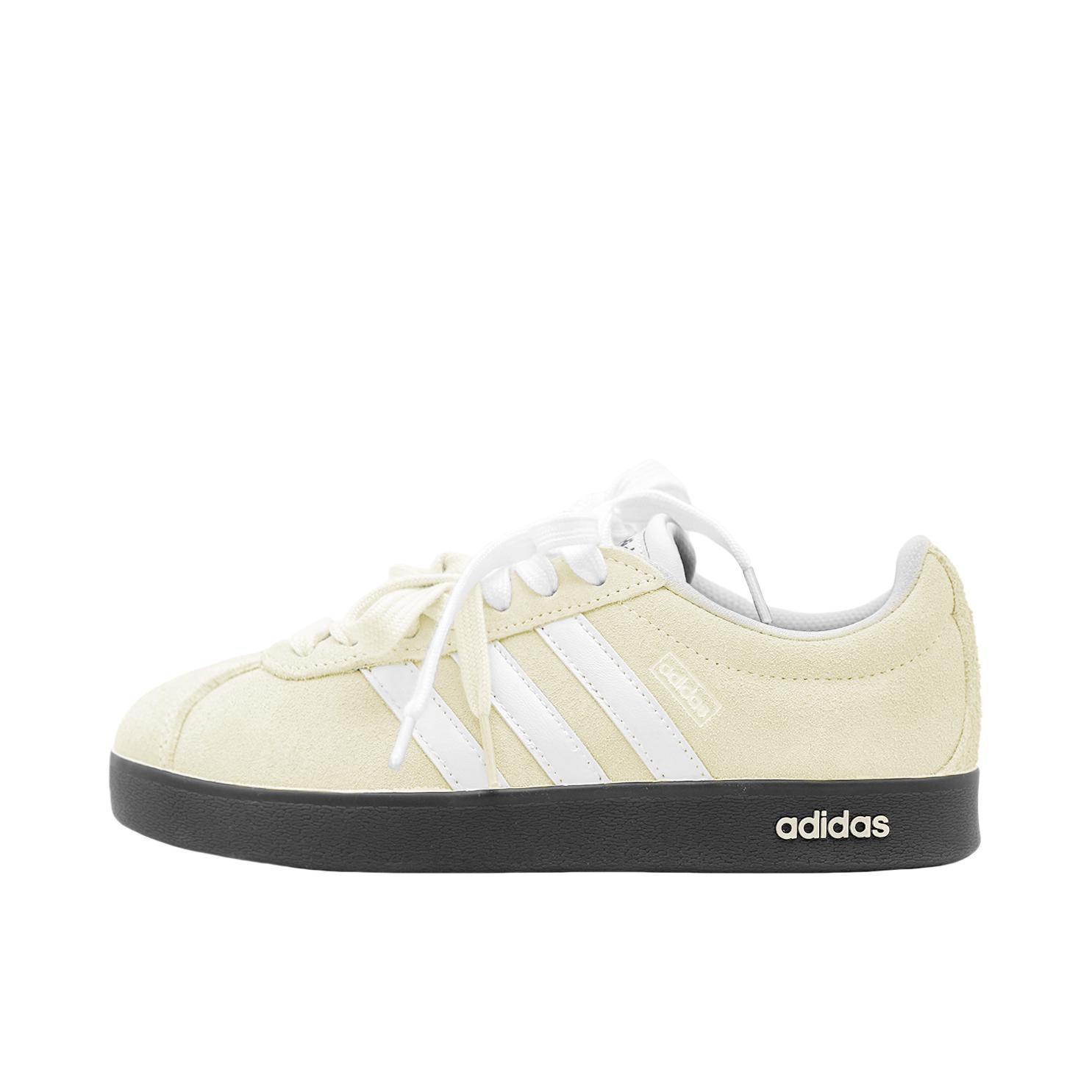 推荐商品：【定制球鞋】Adidas neo VL Court 2.0 德训鞋 板鞋 复古轻便耐磨芭蕾风甜美文艺抗冲击性防水 轻芝乳酪