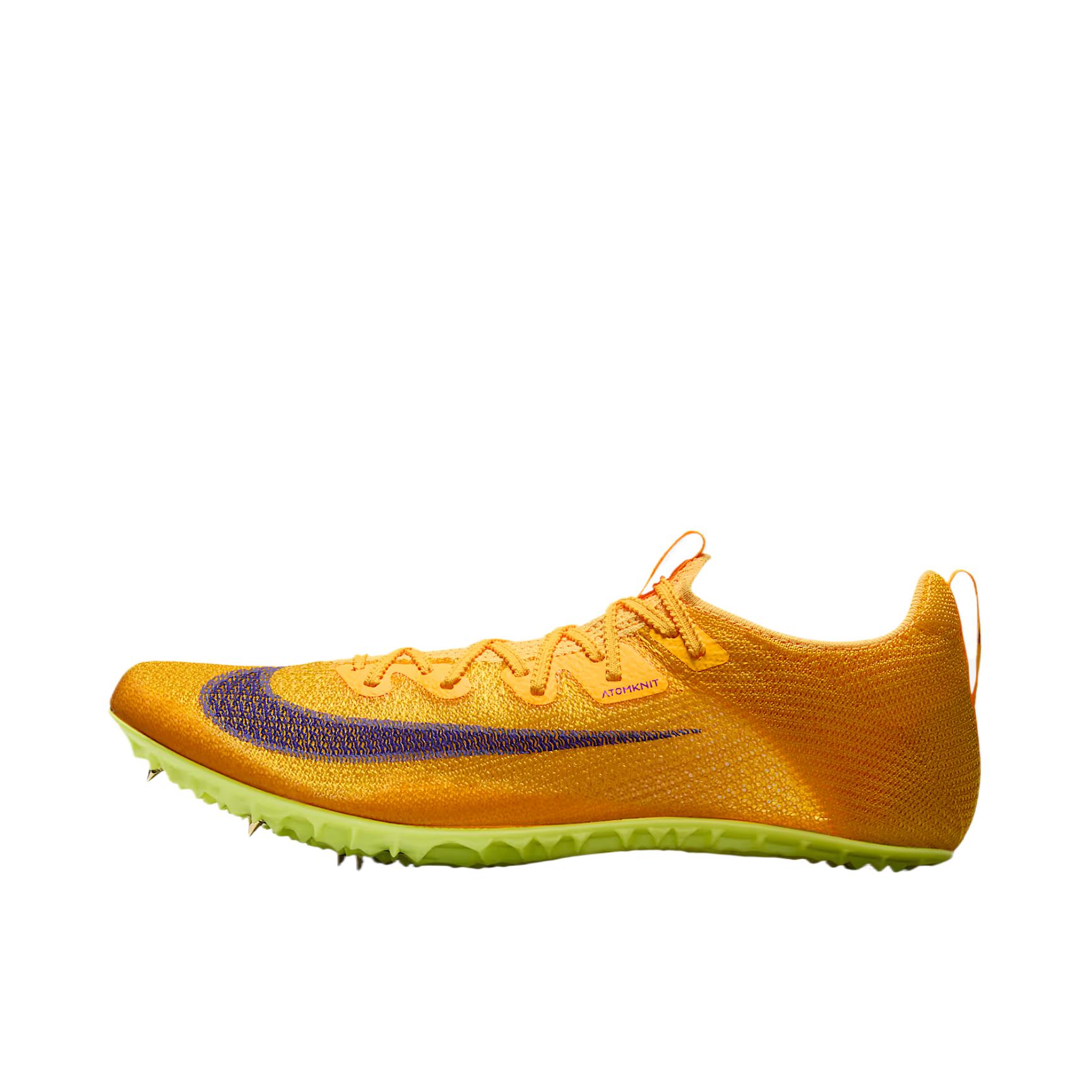 推荐商品：Nike Zoom Superfly Elite 2 跑鞋 碳板田径训练织物短跑 橙色/黄色 