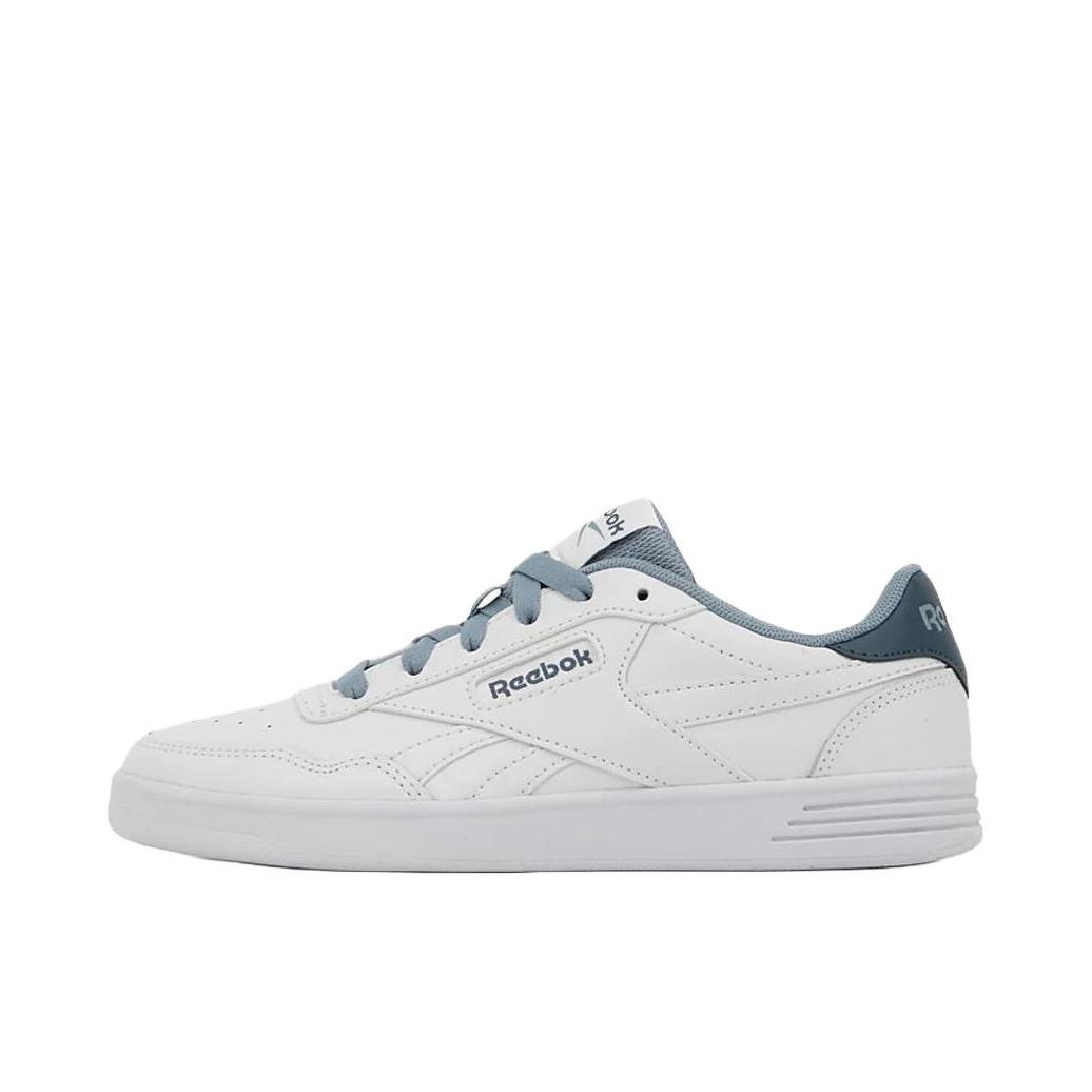 推荐商品：Reebok/锐步 Court Advance Clip 舒适轻便 防滑耐磨 复古百搭 板鞋 白色/淡蓝色