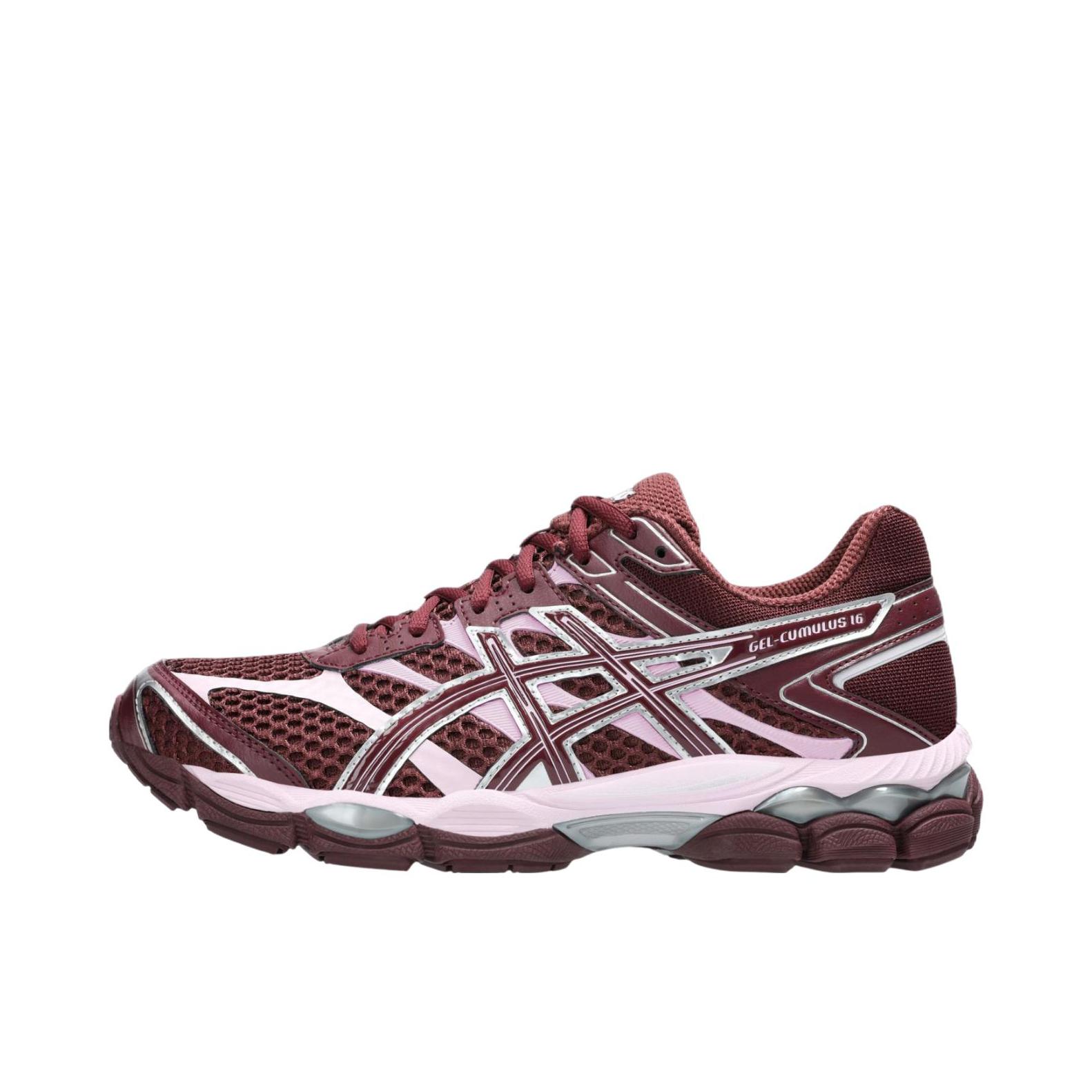 推荐商品：Asics/亚瑟士 Gel-cumulus 16 跑鞋 透气舒适减震耐磨百搭贴合圆头 红色 