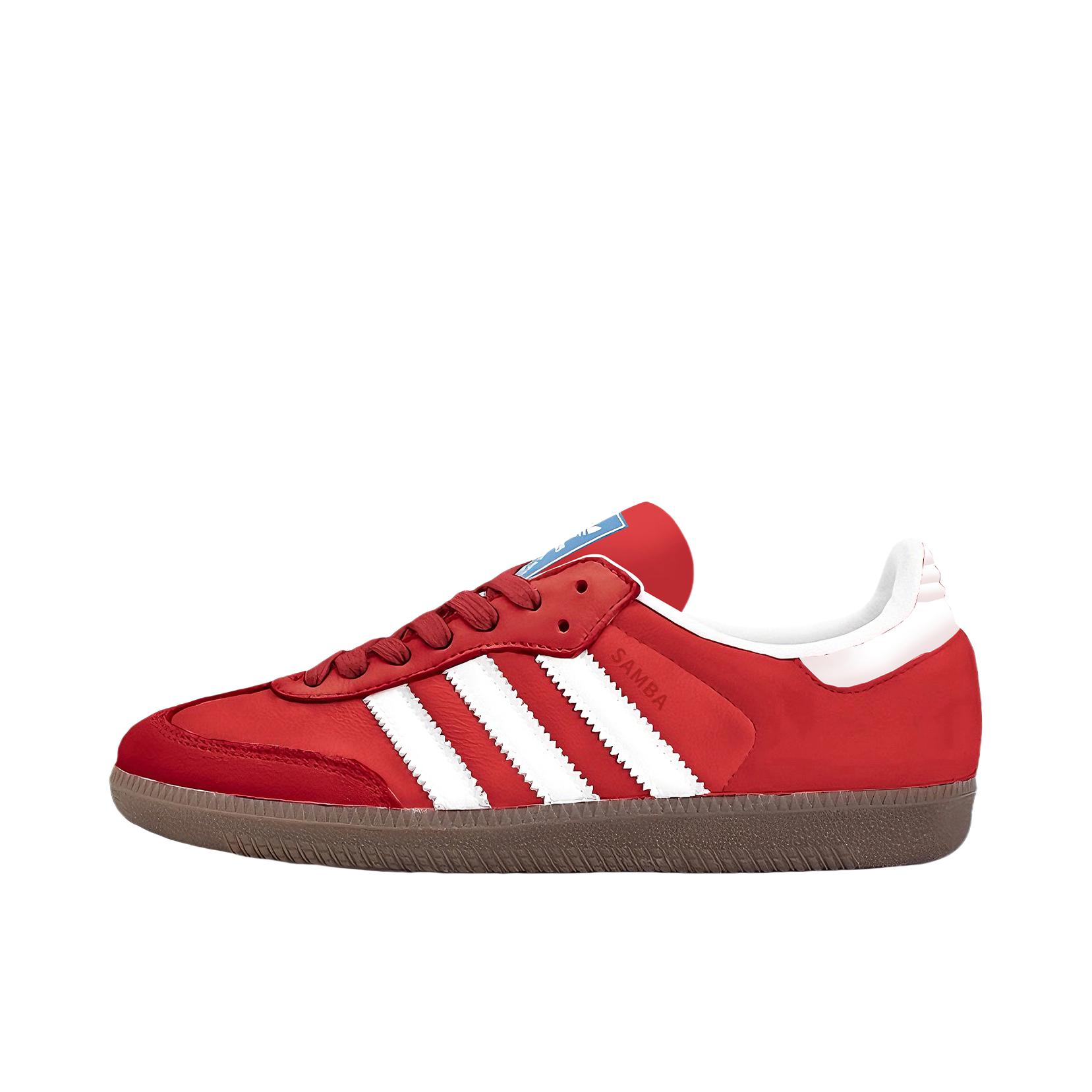 推荐商品：【定制球鞋】 adidas Originals Samba Vlad 板鞋 轻松脚感平跟防滑耐磨复古织物合成革 女款/爱的邂逅