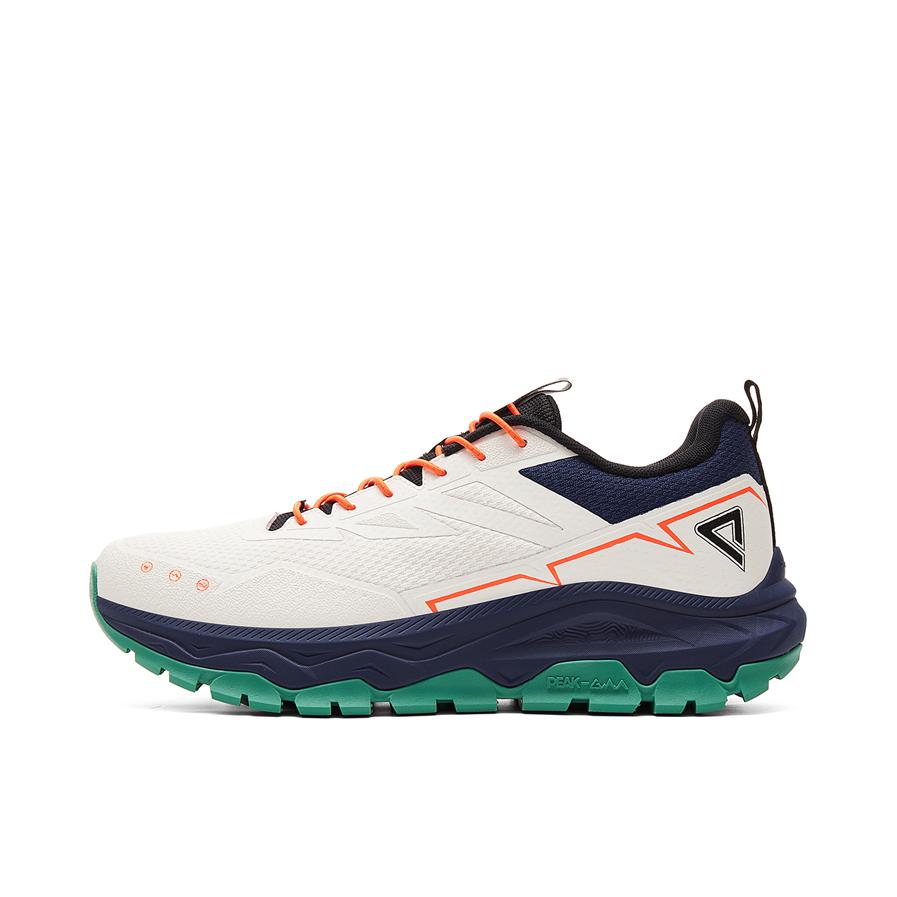 推荐商品：匹克 态极 跑鞋 百搭运动减震防滑 帆布白色/深兰色