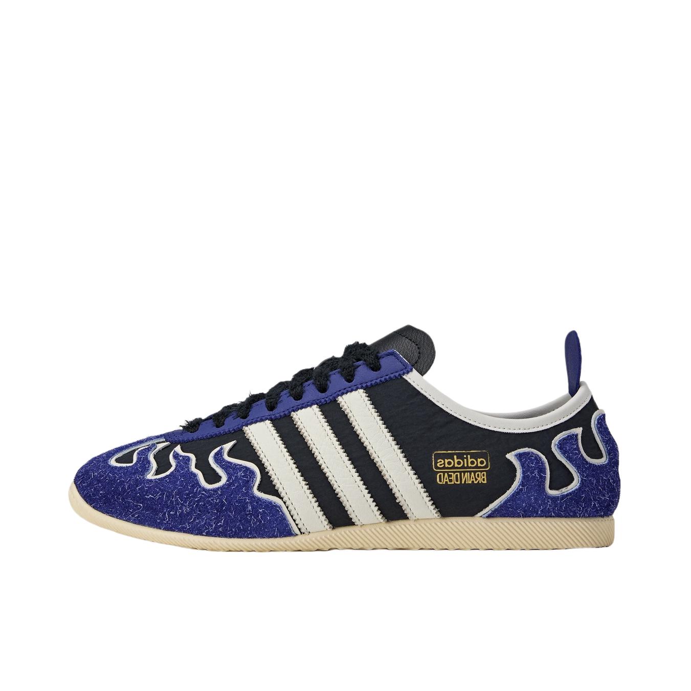 推荐商品：adidas Originals Japan 防滑耐磨 舒适轻便 复古百搭 潮流 T头鞋 薄底鞋 运动休闲鞋 土黄色/暗棕色