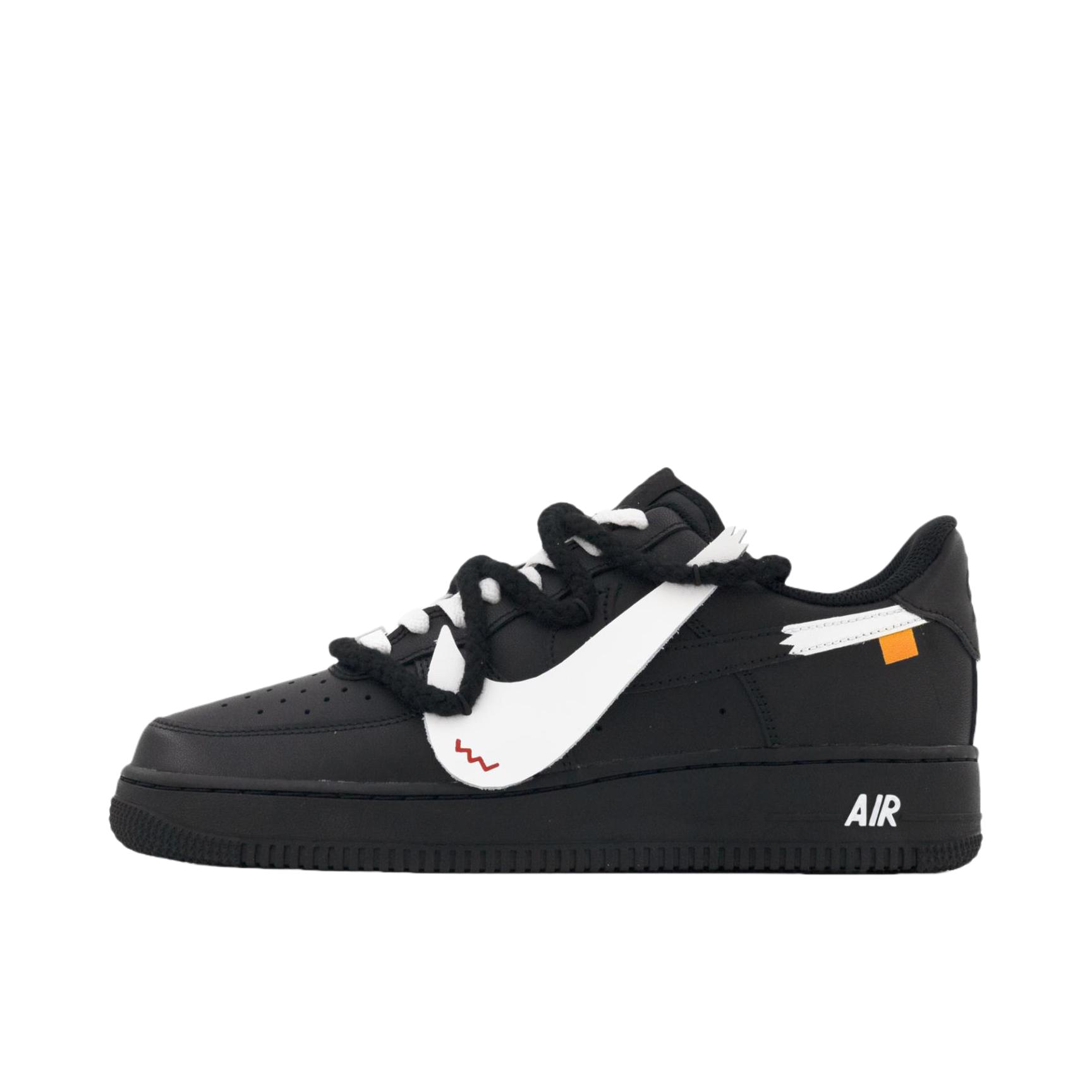 推荐商品：【定制款】 Nike Air Force 1 板鞋 防滑减震耐磨低帮增高 简约未来