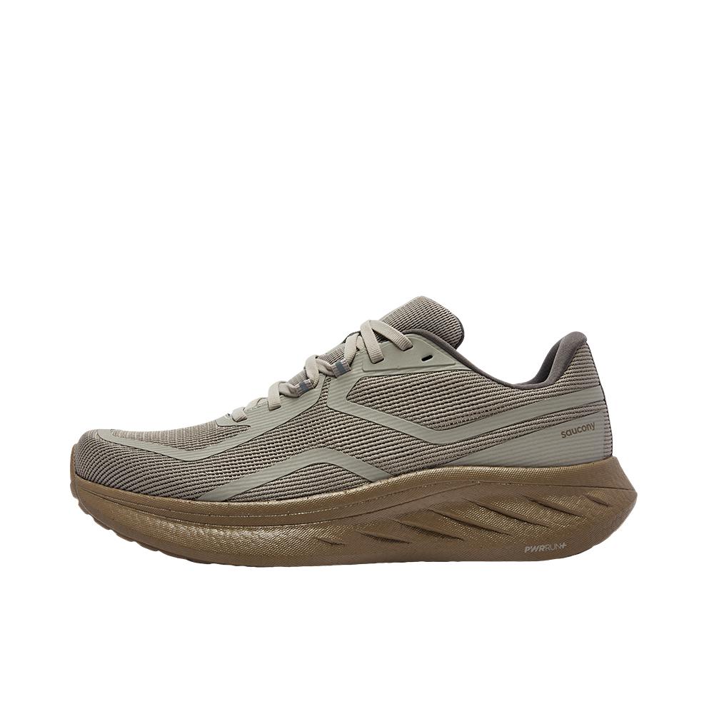 推荐商品：Saucony/索康尼 RIDE 驭途 18 SE 跑鞋 防滑减震运动慢跑训练 灰色