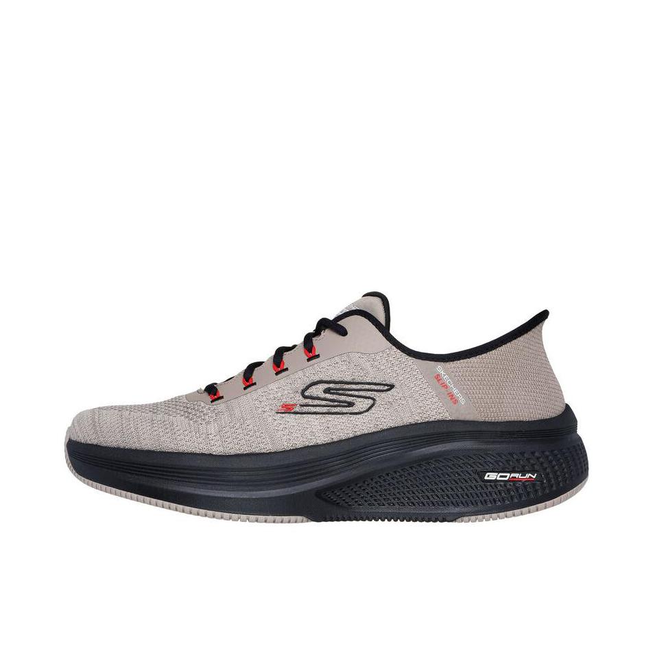 推荐商品：Skechers/斯凯奇 Go run Elevate 2.0 百搭 简约 低帮 系带 跑鞋 4E宽/灰色/褐色 