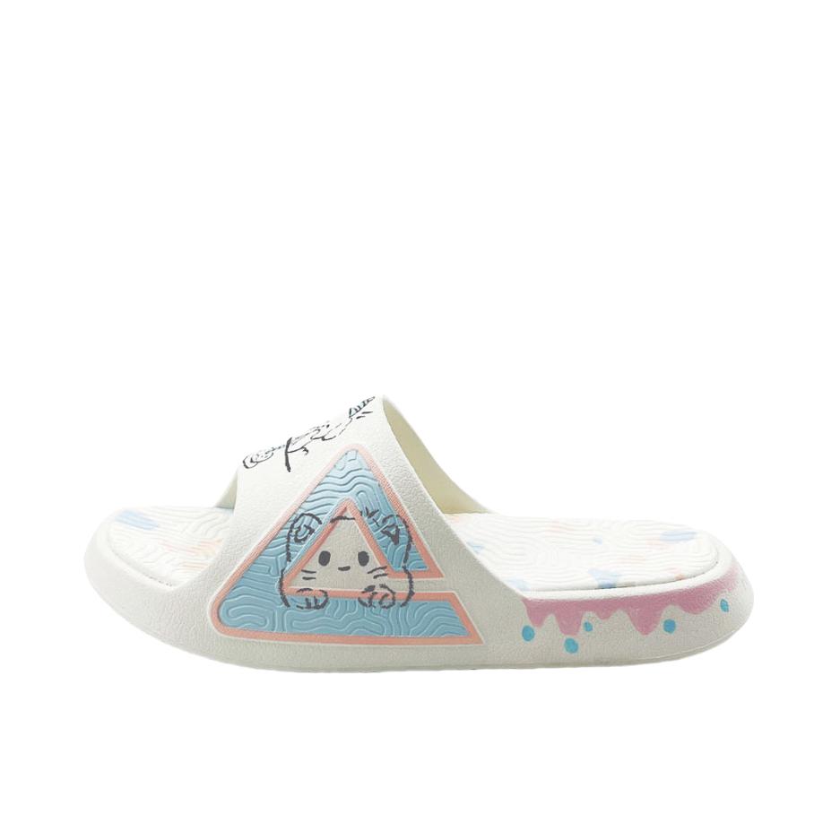 推荐商品：定制款 匹克 态极 EVA 拖鞋 防滑防磨缓震复古百搭潮流防臭运动休闲一字型出街手绘 奶油猫咪