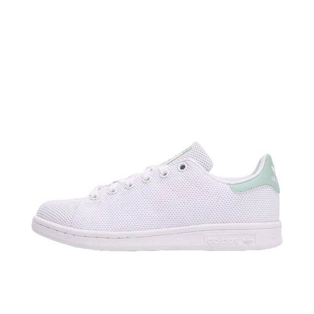 推荐商品：adidas Originals Stan Smith 板鞋 减震透气轻便低帮包裹性 Running White/Ash Green 灰绿网面