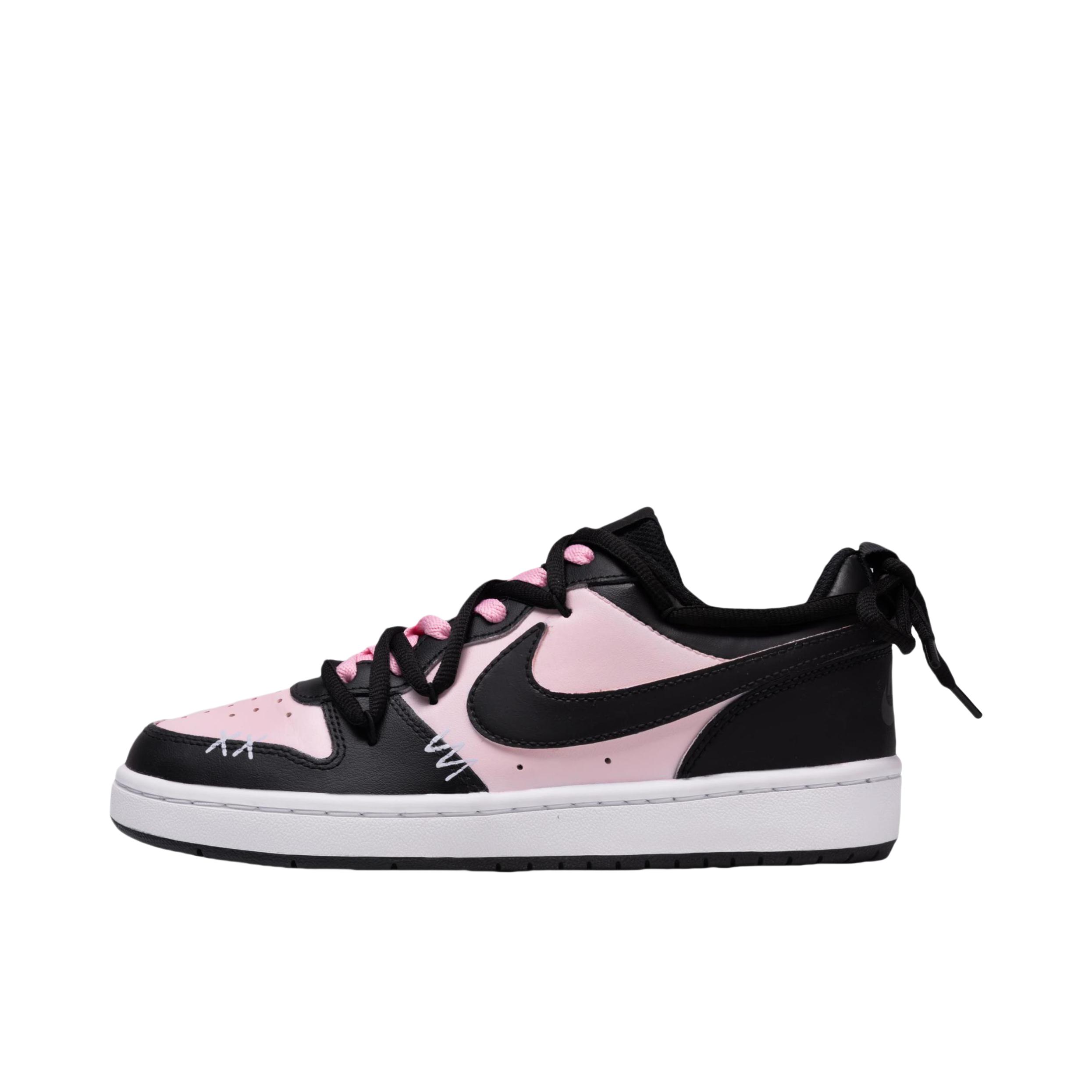 推荐商品：【定制球鞋】 Nike Dunk 板鞋 平跟系带防滑耐磨做旧高街简约百搭潮流复古美式 黑糖辣妹