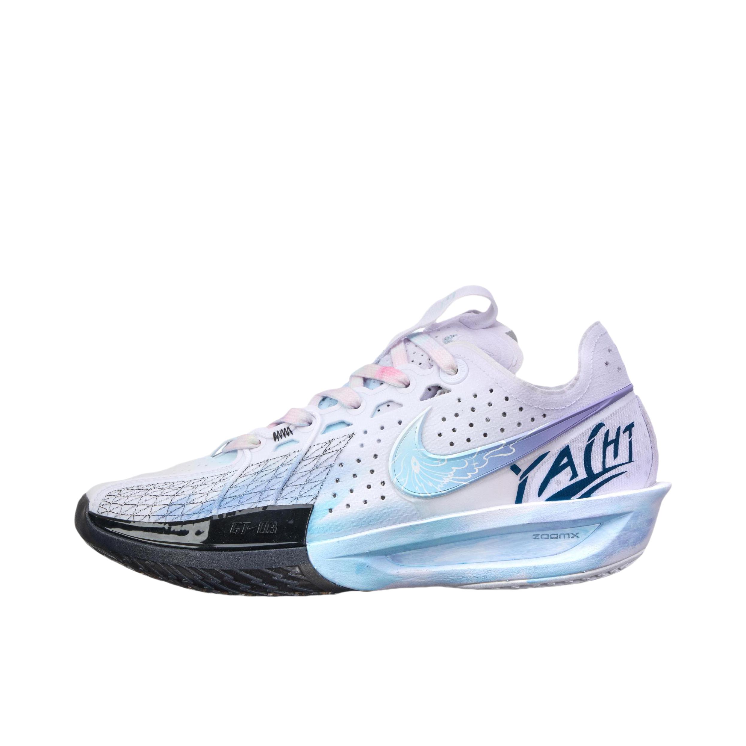 推荐商品：【定制球鞋】Nike Air Zoom G.T. Cut 3 篮球鞋 防滑耐磨舒适减震透气复古百搭潮流时尚回弹实战包裹性 冰光之蓝