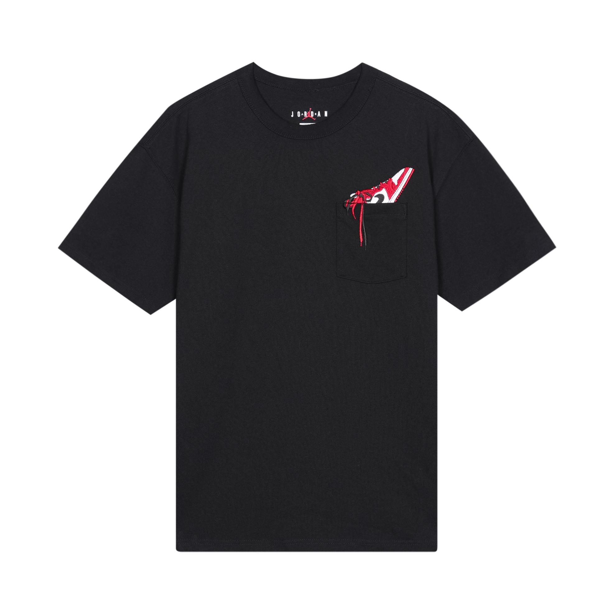 Jordan Brand 运动球鞋刺绣口袋圆领正肩袖短袖T恤 DO1928