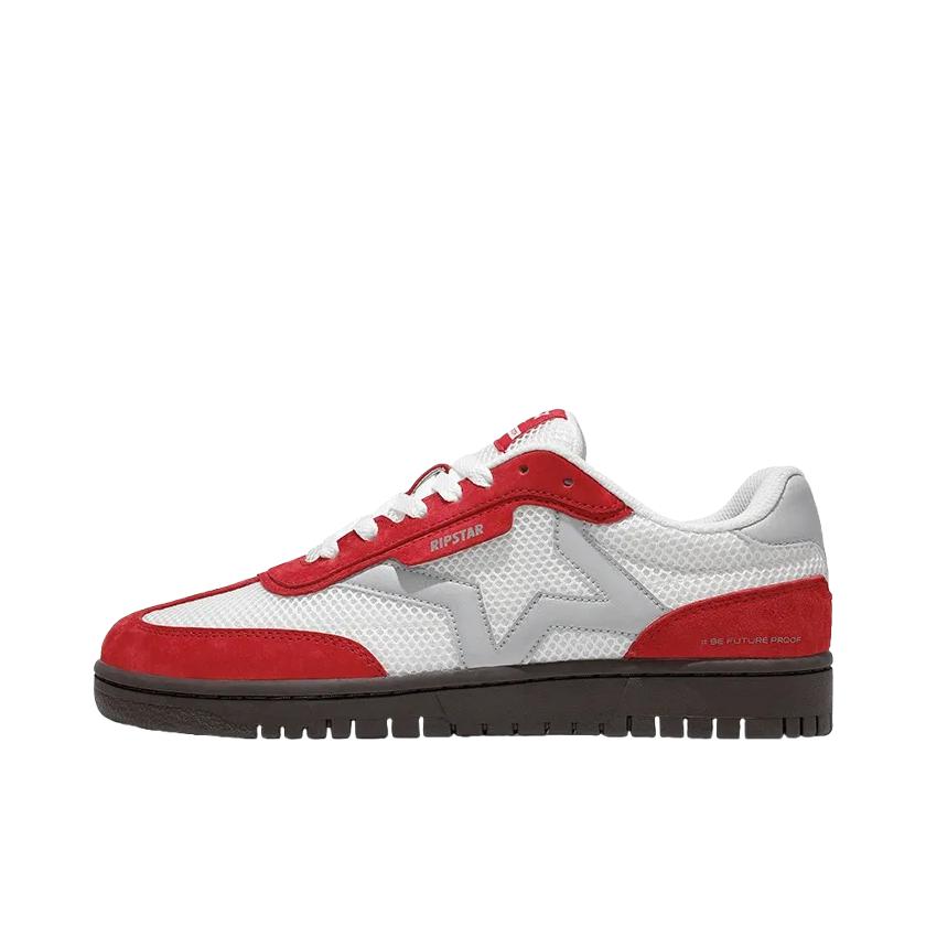 推荐商品：RIPSTAR SKBD Trainers -Initial 板鞋 复古百搭减震橡胶 白色/红色