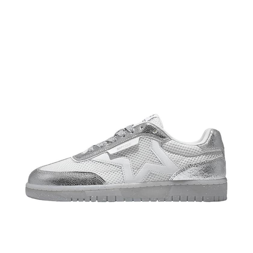 推荐商品：RIPSTAR SKBD Trainers -Silver Crack 板鞋 复古百搭街头橡胶 碎银色