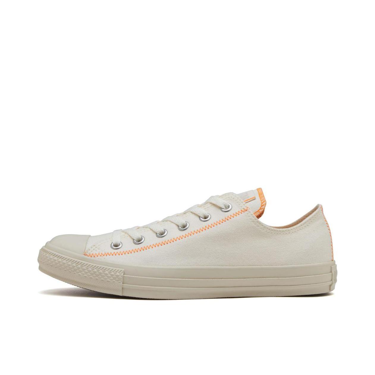 推荐商品：Converse/匡威 All Star ZS OX 防滑 耐磨 低帮 帆布鞋 白色/橙色