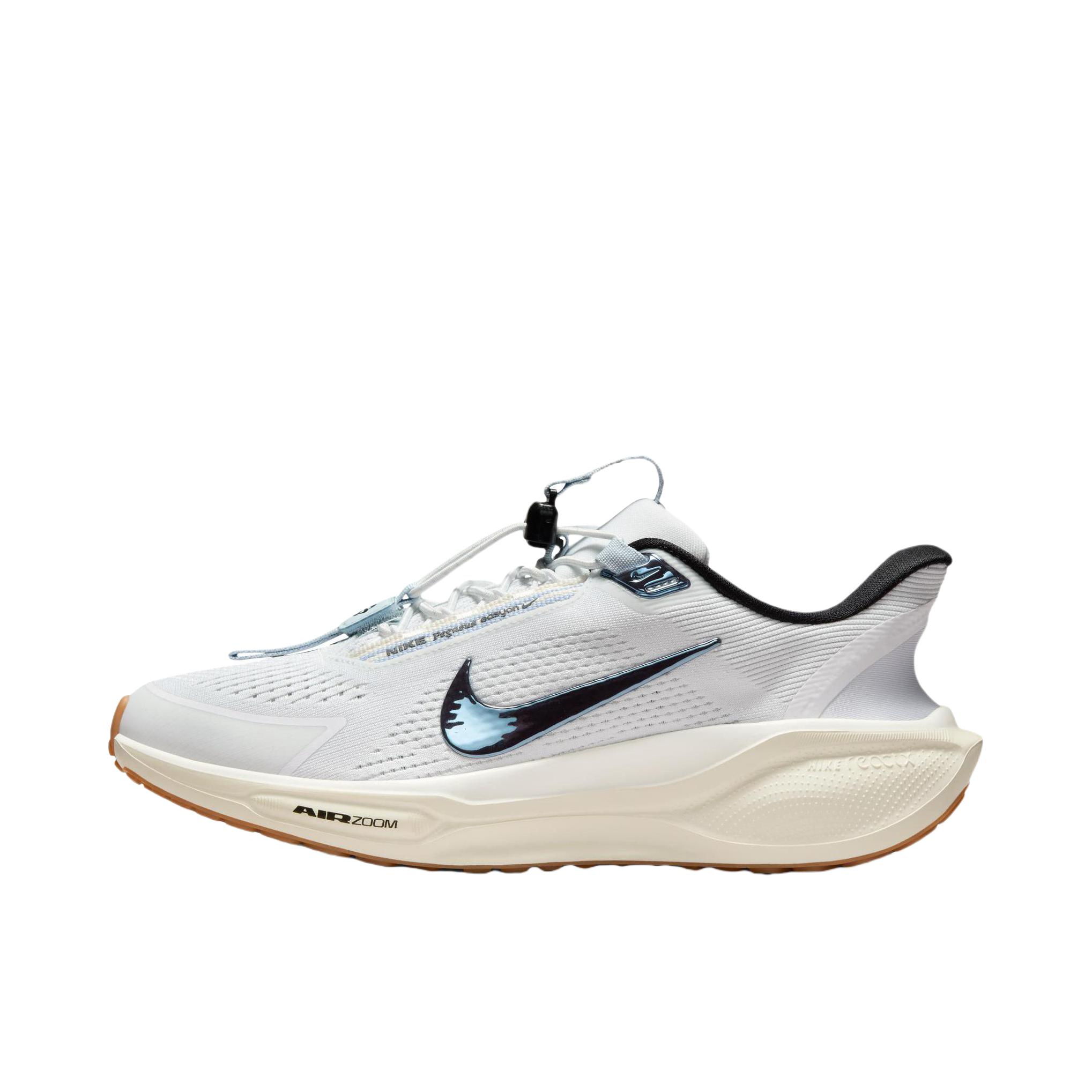 推荐商品：Nike Pegasus Easyon 跑鞋 防滑耐磨舒适透气易穿脱 女款/帆白/黑色
