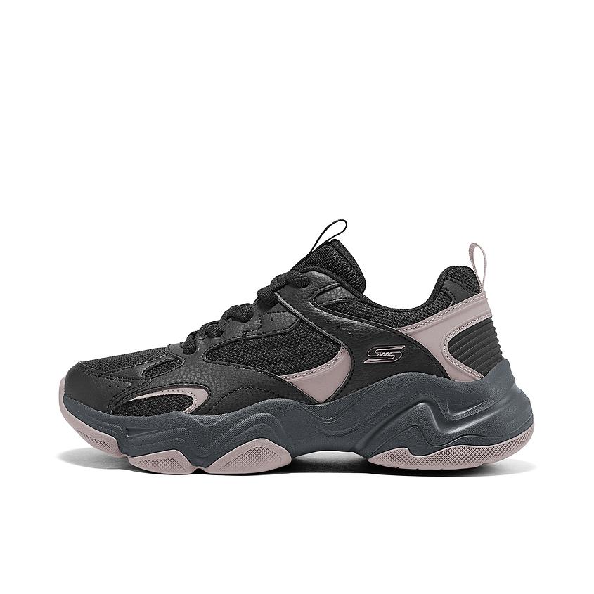 推荐商品：Skechers/斯凯奇 D'Lites 运动休闲鞋 复古舒适时尚百搭 117685 女款/黑色
