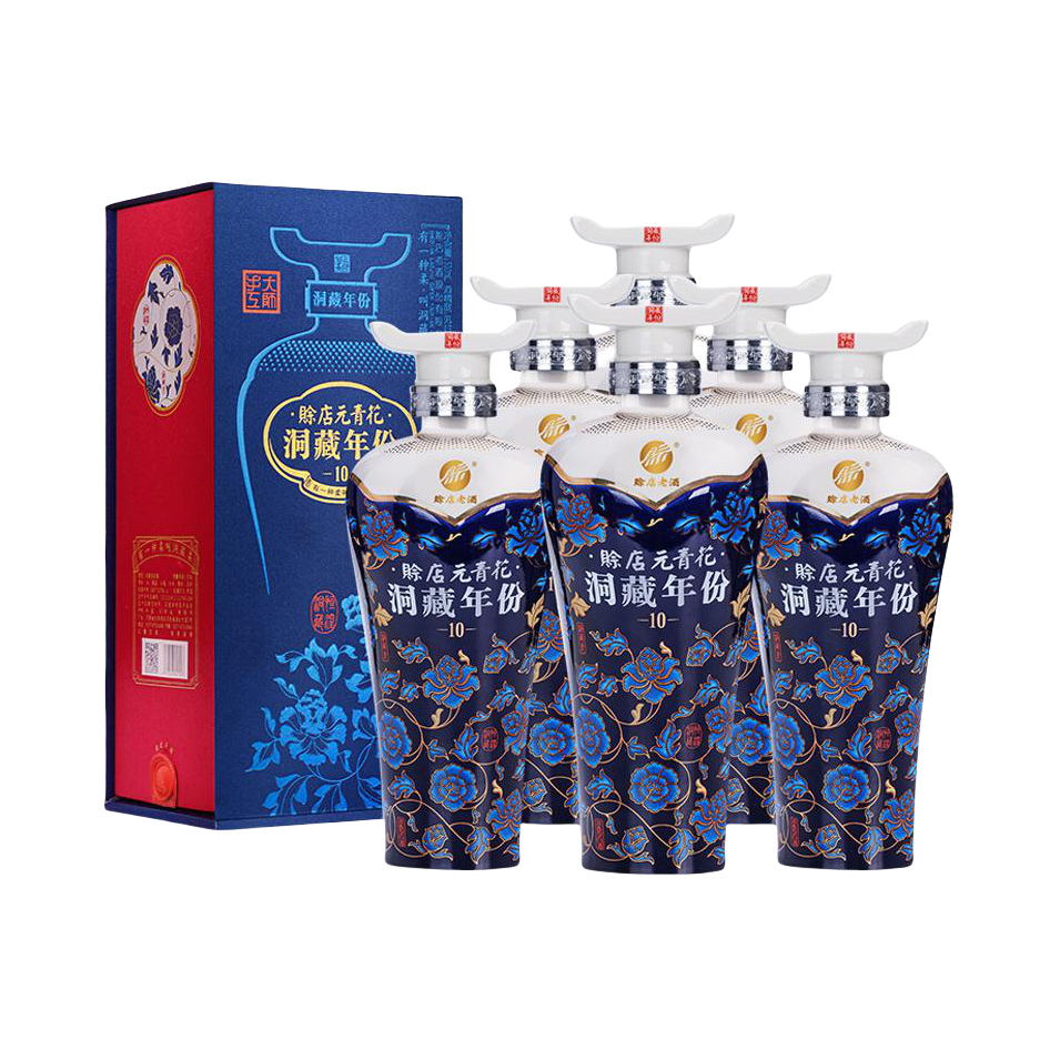 推荐商品：赊店 元青花 洞藏年份10 白酒 500ml 52度 盒装