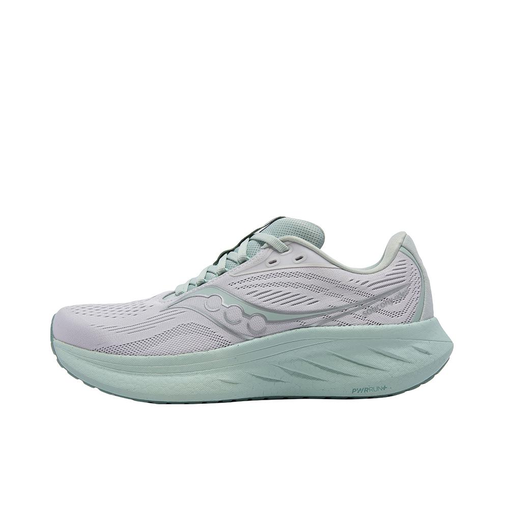 推荐商品：Saucony/索康尼 Ride 驭途 18 舒适缓震 防滑耐磨 低帮 慢跑 百搭 跑鞋 女款/浅灰色