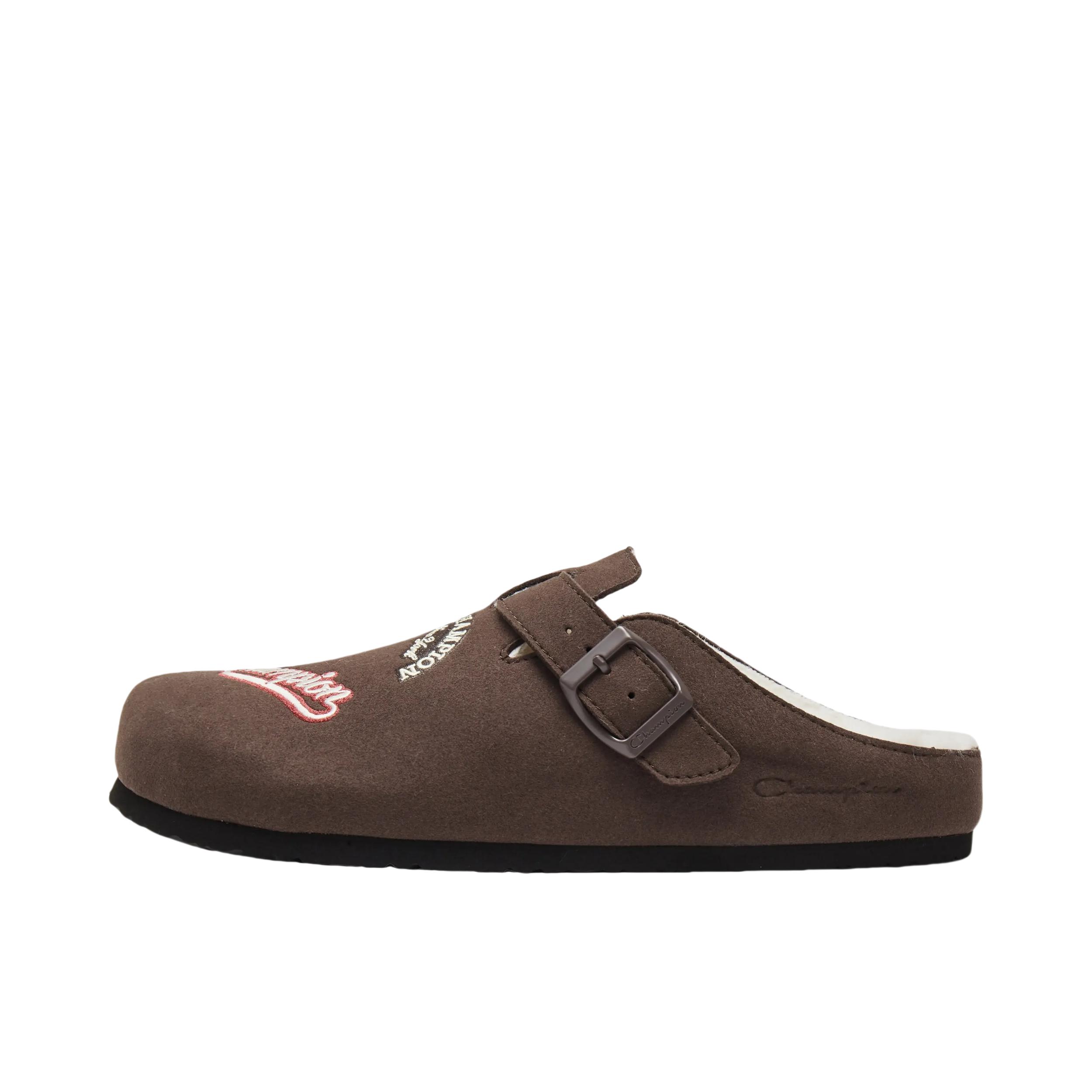 推荐商品：Champion/冠军 Rochester Sandal Birken Mid EC 勃肯鞋 拖鞋 百搭简约复古时尚休闲平底 半拖/深棕色
