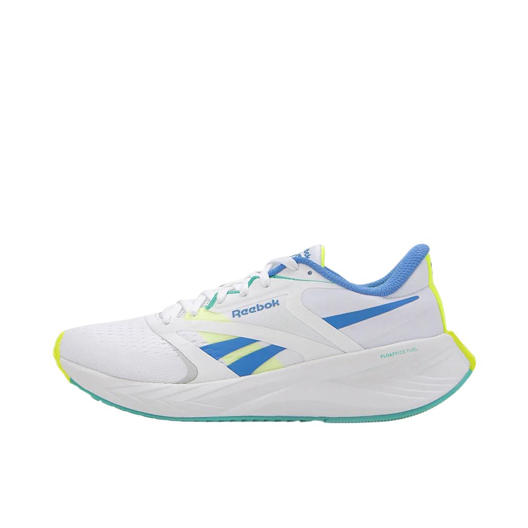 推荐商品：Reebok/锐步 Energen TECH PLUS 2 跑鞋 防滑耐磨低帮系带网布舒适 女款/白色/蓝色