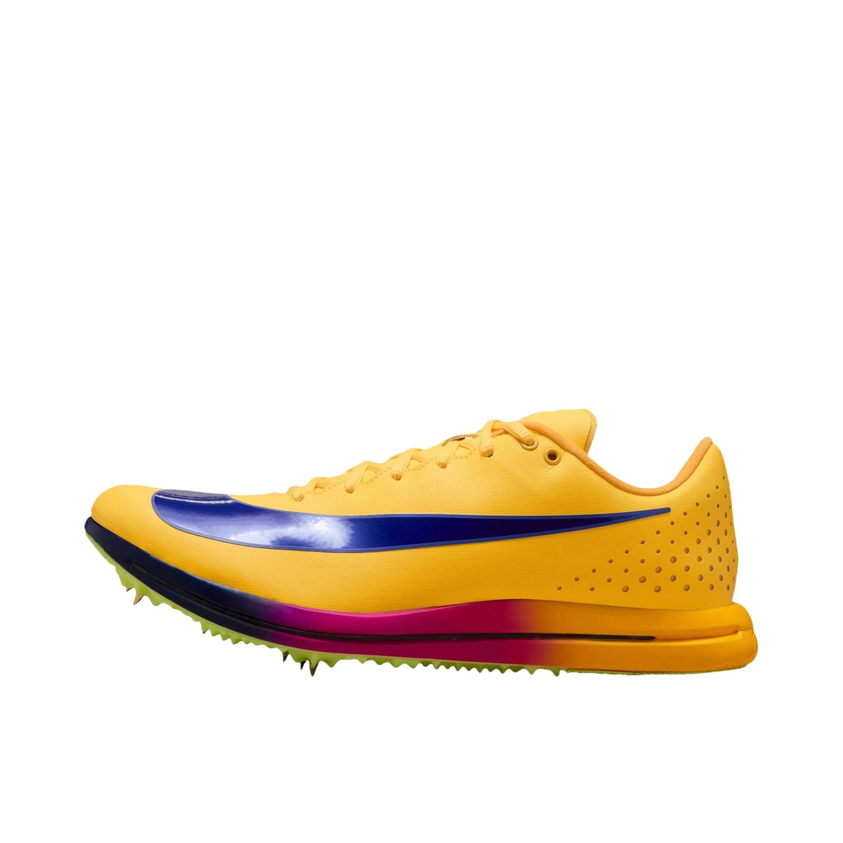 推荐商品：Nike Triple Jump Elite 2 田径 舒适耐磨 减震防滑 轻便透气 碳板 训练鞋 黄色/蓝色