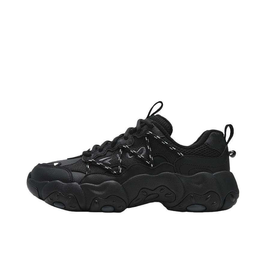 推荐商品：FILA/斐乐 猫爪6代 老爹鞋 低帮休闲时尚生活 加绒/女款/正黑色