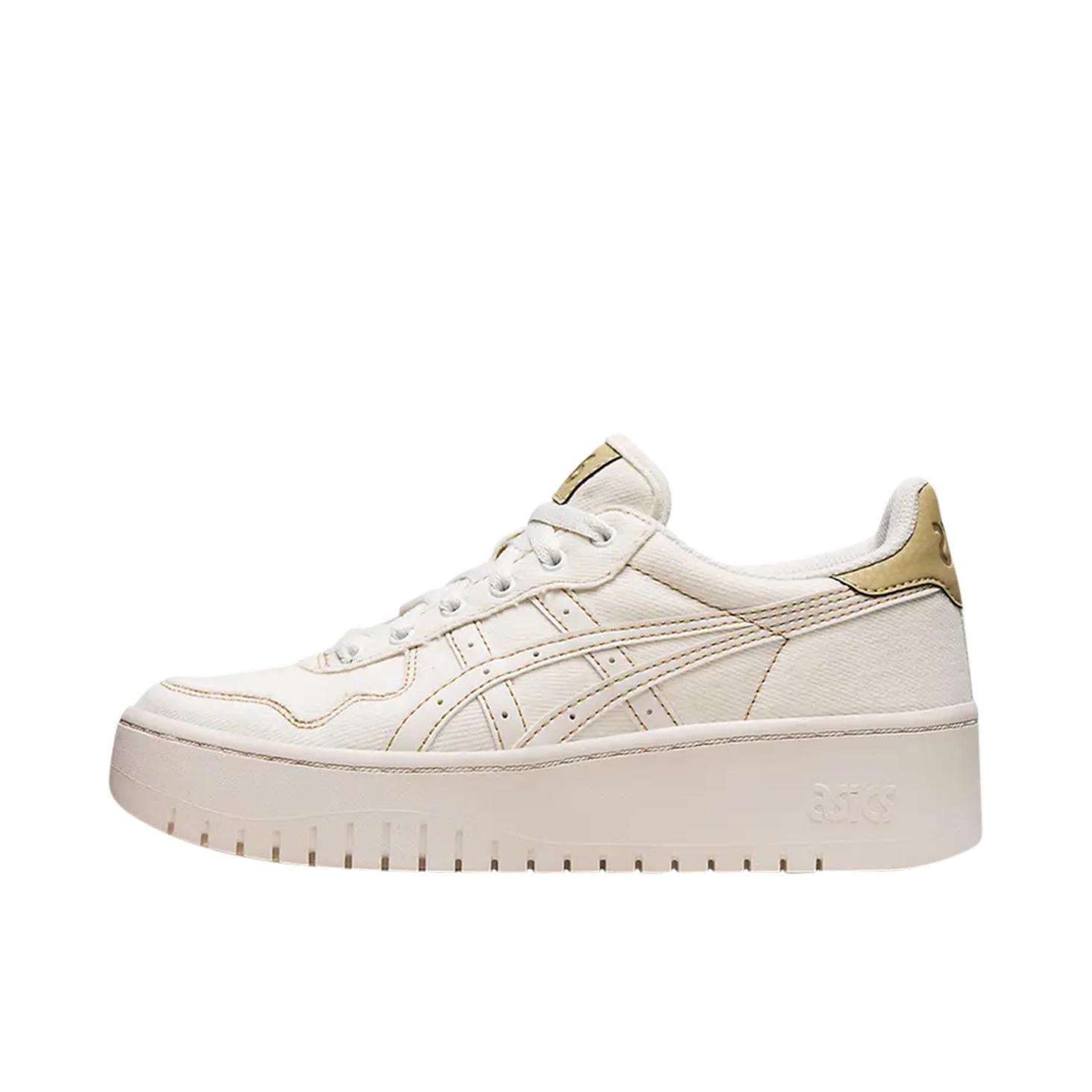 推荐商品：Asics/亚瑟士 Tiger Japan S PF 潮流复古 百搭时尚 防滑耐磨 网面透气 增高 休闲鞋 女款/奶油白 