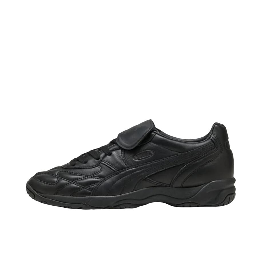 推荐商品：Puma/彪马 King Indoor 运动休闲鞋 百搭复古防滑耐磨舒适低帮贴合支撑 碳黑色