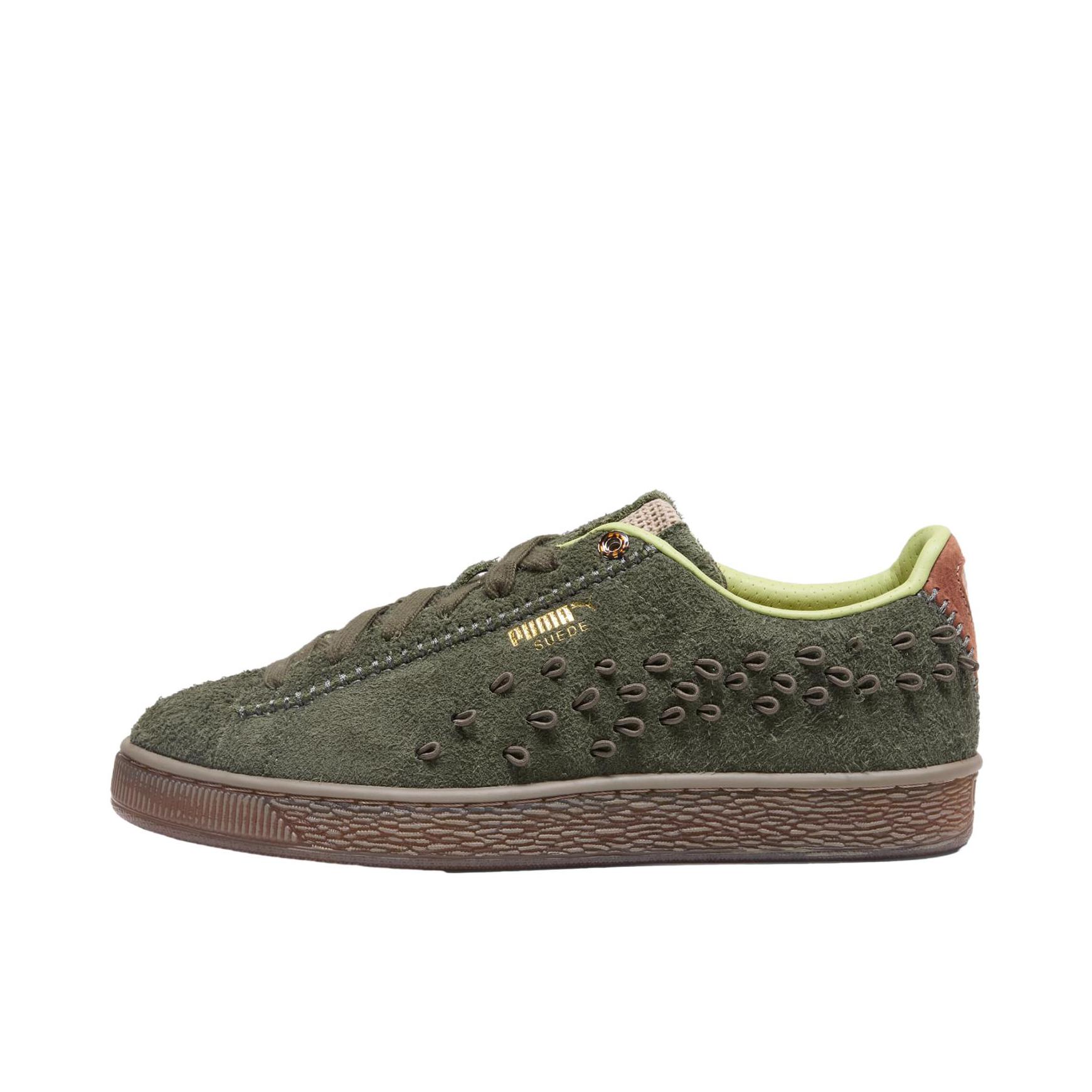 推荐商品：Puma/彪马 Suede Classic 面包鞋 板鞋 舒适百搭防滑耐磨轻便透气复古低帮圆头 Bodega联名/绿色 