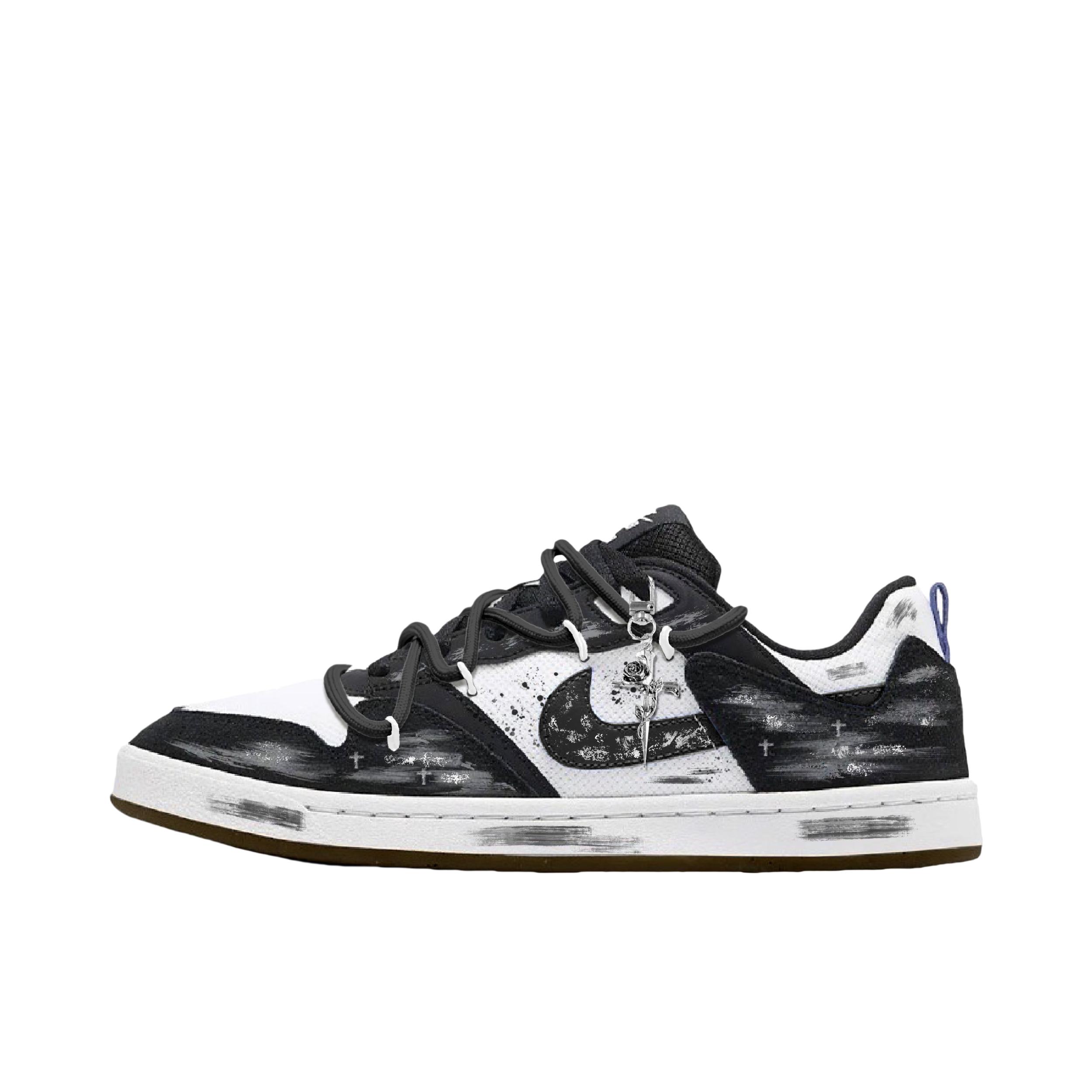 推荐商品：【定制球鞋】 Nike SB Alleyoop 板鞋 金属防滑耐磨减震轻便低帮防水复古休闲潮流简约百搭 星月交辉