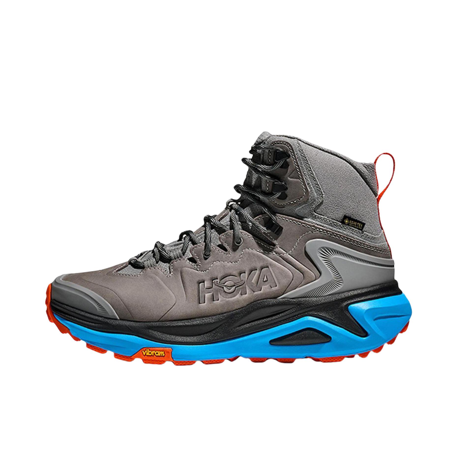 推荐商品：【井柏然同款】HOKA ONE ONE 卡哈3 KAHA 3 GTX 舒适透气 防滑耐磨 百搭耐用 防水 秋冬 户外 登山鞋 徒步鞋 中帮/银河灰/熔岩色