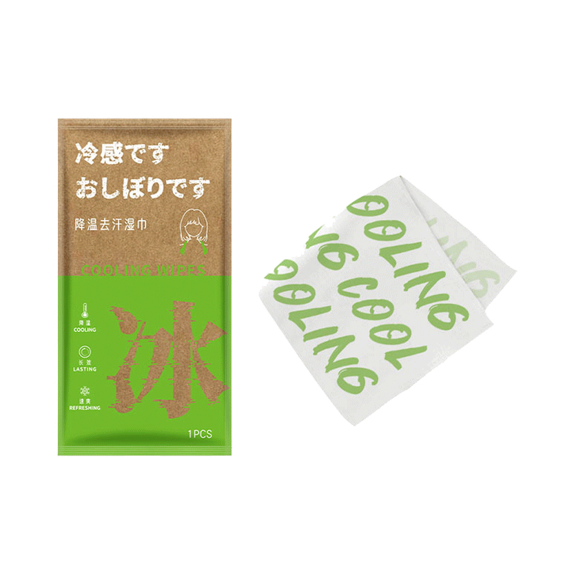 推荐商品：易复美 冰感系列 清爽薄荷香 降温去汗湿巾