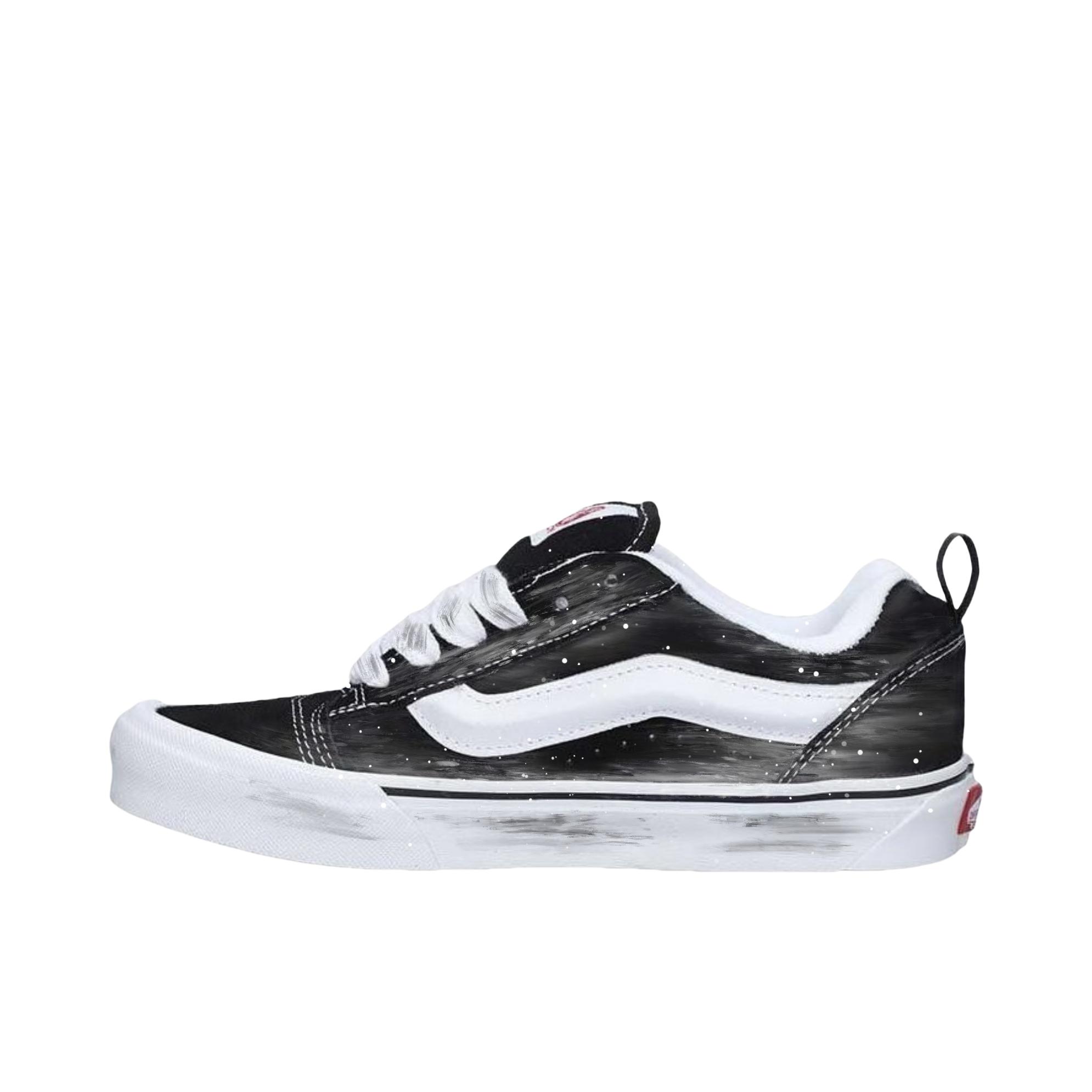 推荐商品：【定制球鞋】 Vans/范斯 Knu Skool 板鞋 防滑耐磨舒适减震时尚潮流复古百搭简约街头 银河之恋