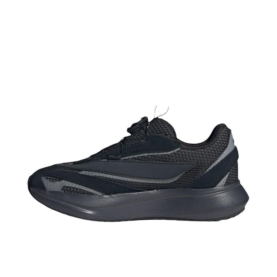 推荐商品：adidas LIGHTBLAZE HABU J 运动休闲鞋 低帮舒适时尚训练 大童/黑色