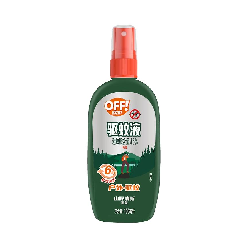 推荐商品：OFF/欧护 驱蚊液 15%避蚊胺 山野清新香 瓶装