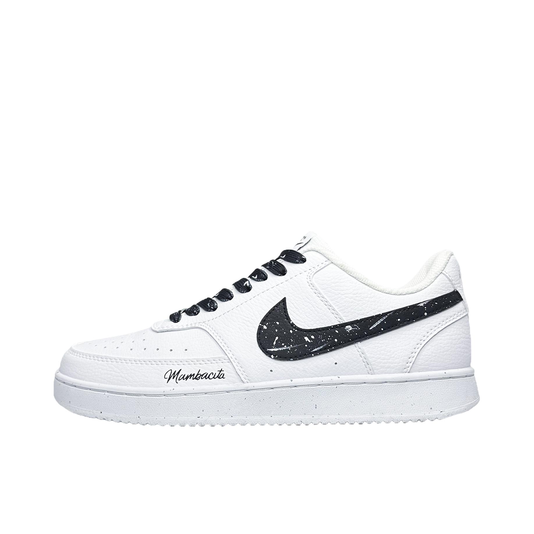 推荐商品：【定制球鞋】 Nike Court Vision 1 板鞋 防水美式简约防滑减震复古 流星坠落地面
