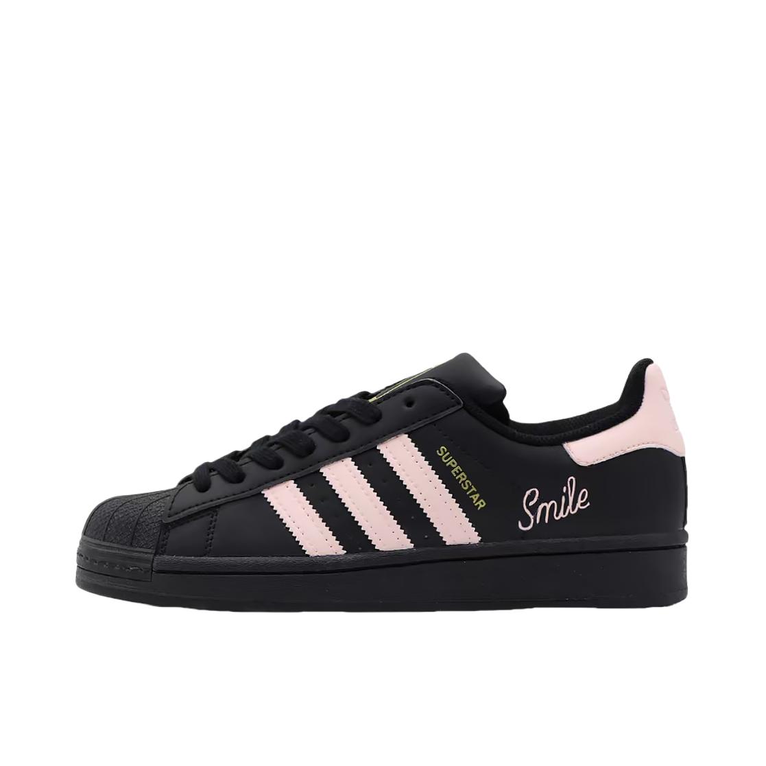 推荐商品：【定制球鞋】 adidas Originals Superstar 板鞋 防踢减震防滑耐磨百搭潮流时尚合成革贝壳头 桃枝花