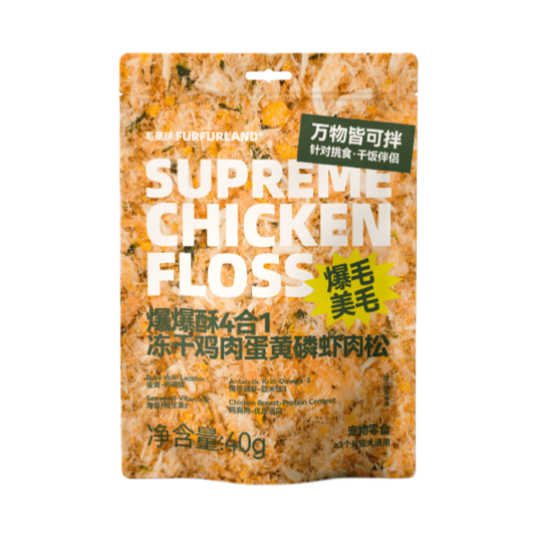 推荐商品：FurFur Land/毛星球 全价 猫犬通用冻干零食 爆毛美毛