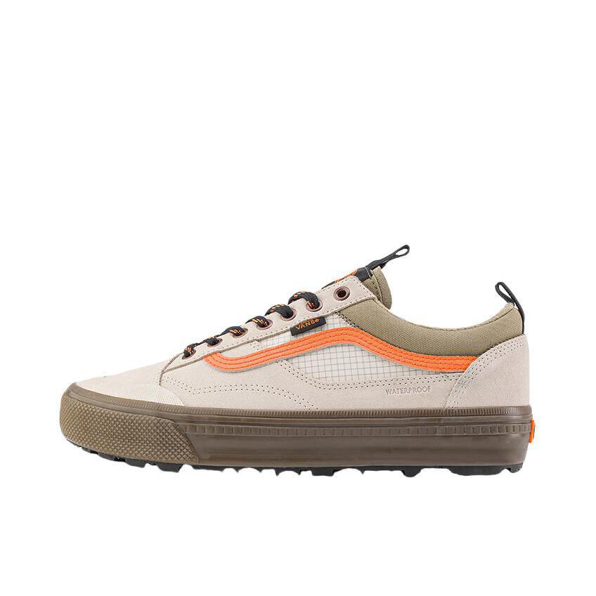 推荐商品：Vans/范斯 MTE Old Skool Waterproof Insulated 板鞋 防水舒适时尚休闲 褐色/橘色