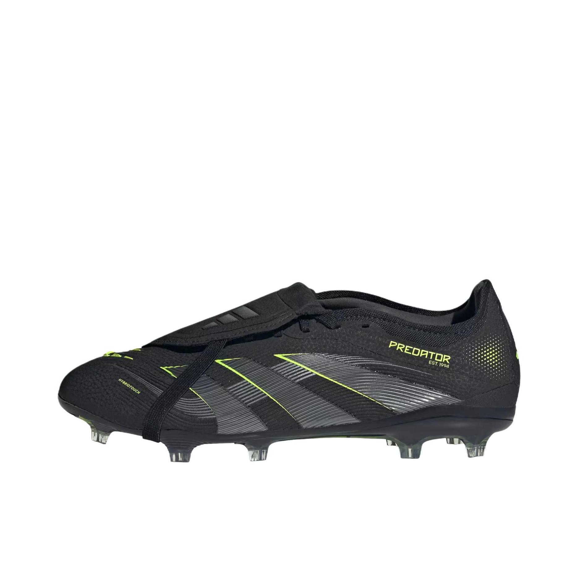 推荐商品：adidas Predator Elite FT FG 猎鹰25 足球鞋 顶级胶质长钉硬天然草场耐用支撑 黑色/白色
