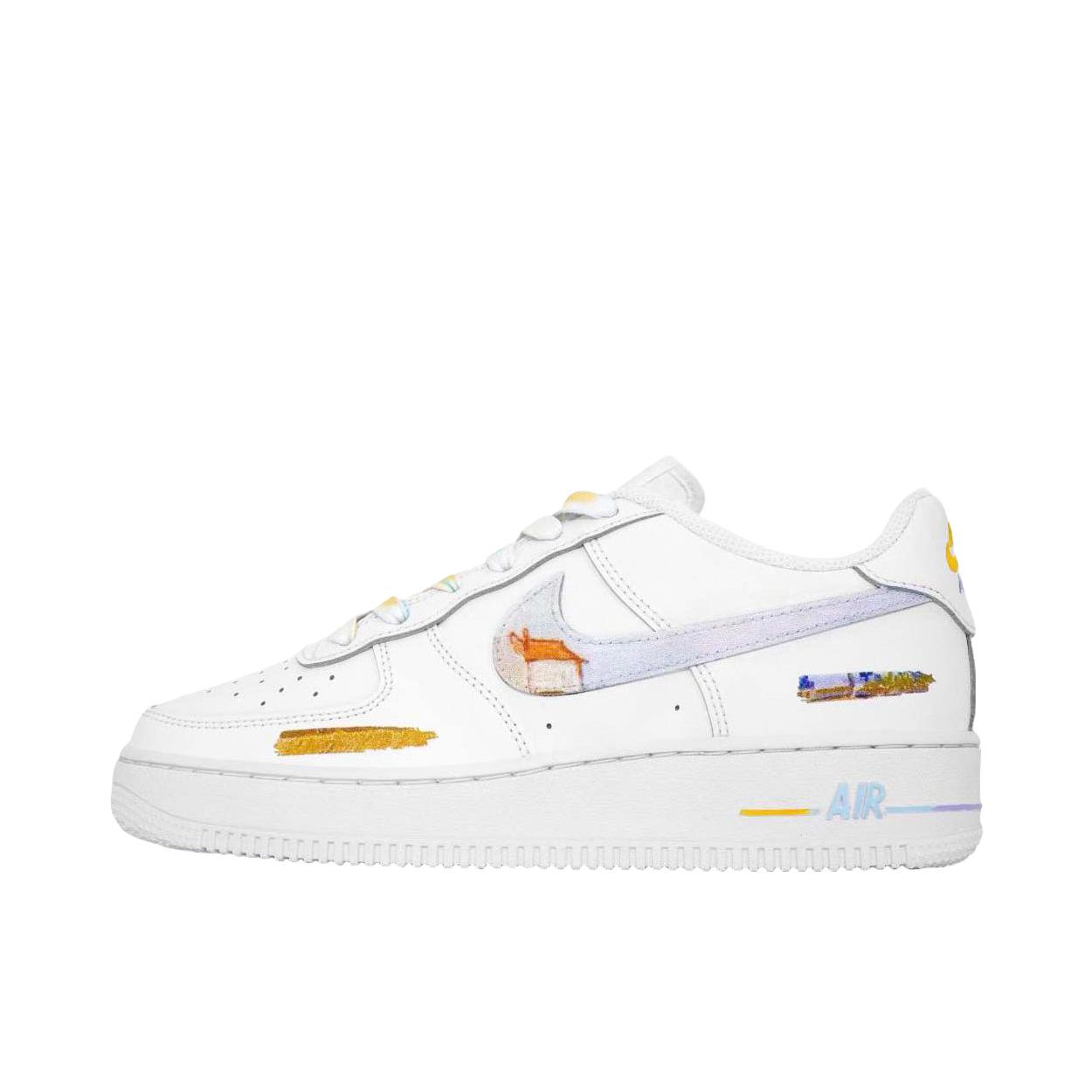 推荐商品：【定制款】 Nike Air Force 1 板鞋 防滑减震耐磨低帮增高 麦田
