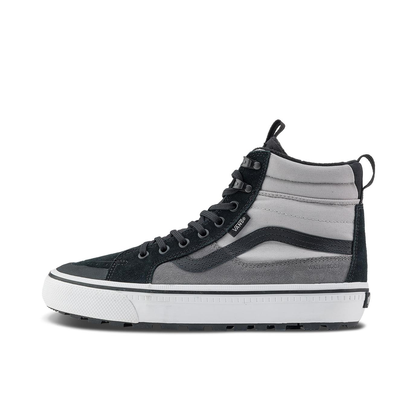 推荐商品：Vans/范斯 MTE Sk8-Hi 板鞋 防滑耐磨高帮舒适百搭平跟户外支撑贴合包裹性 灰色/黑色