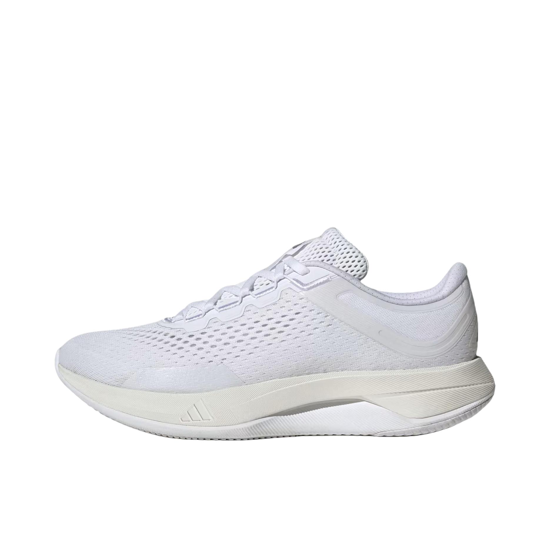 推荐商品：adidas Treadspeed 跑鞋 支撑圆头休闲厚底 白色