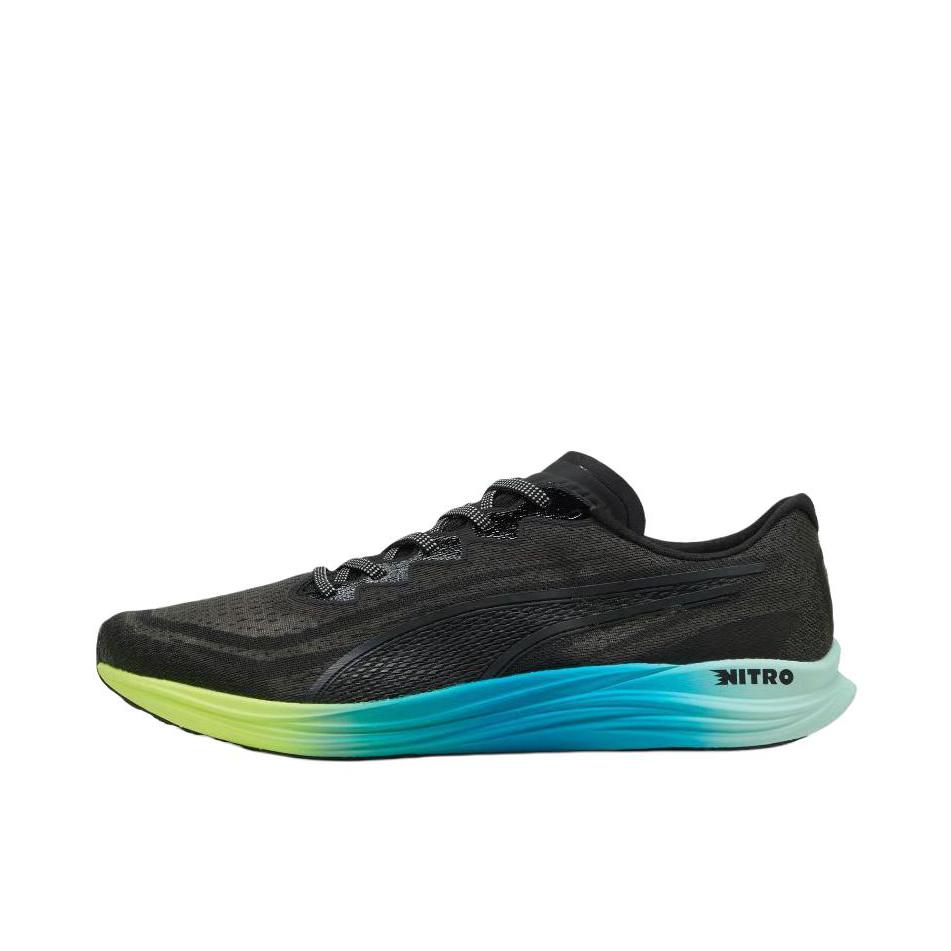 推荐商品：Puma/彪马 Propio Nitro 防滑 耐磨 低帮 休闲 跑鞋 黑色/蓝色