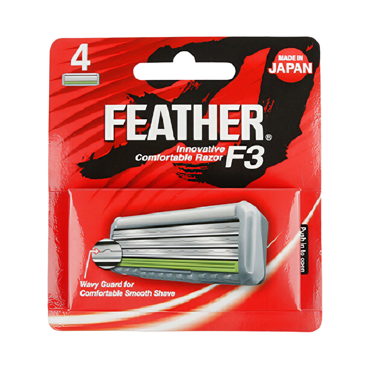 推荐商品：【男士专用】feather 羽毛系列F3纯刀片 持久锋利