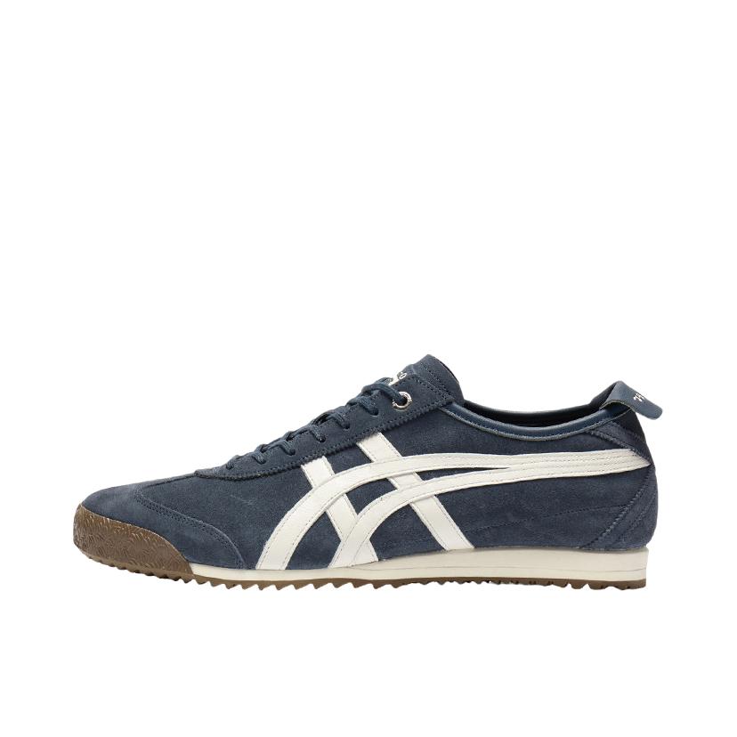 推荐商品：Onitsuka Tiger Mexico 66 德训鞋 运动休闲鞋 复古轻便透气舒适百搭防滑 深蓝色/白色/棕色