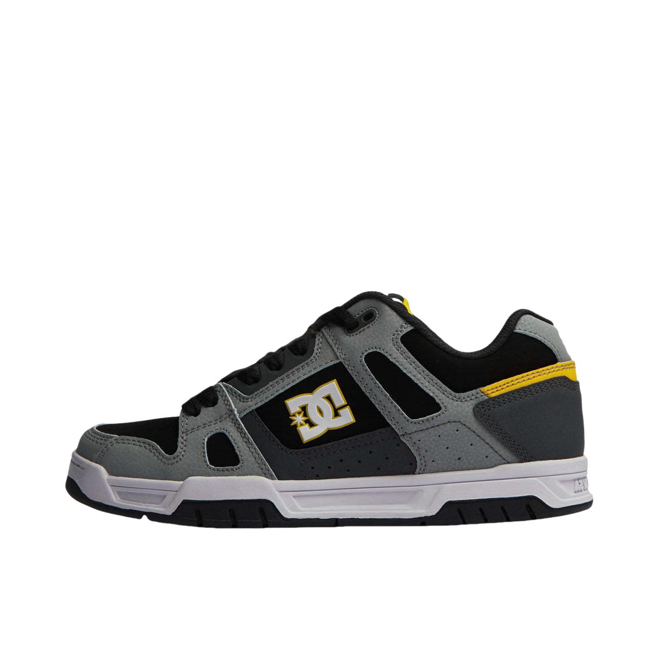 推荐商品：DC Shoes 百搭时尚 板鞋 320188 灰色/黄色 