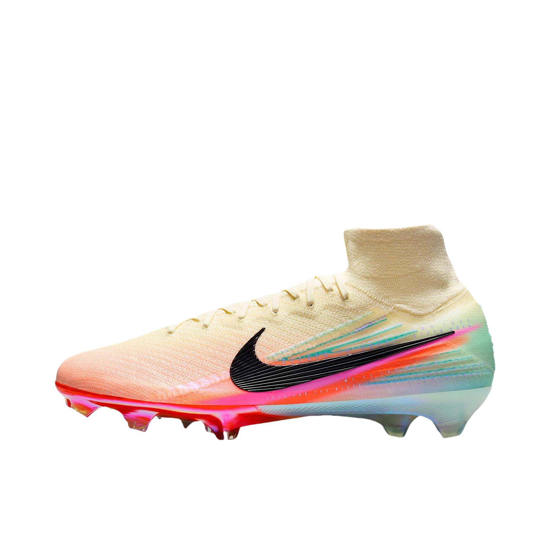 推荐商品：Nike Mercurial Superfly 10 Elite FG 足球鞋 胶质长钉多场地缓震 Sam Kerr联名/浅象牙白 