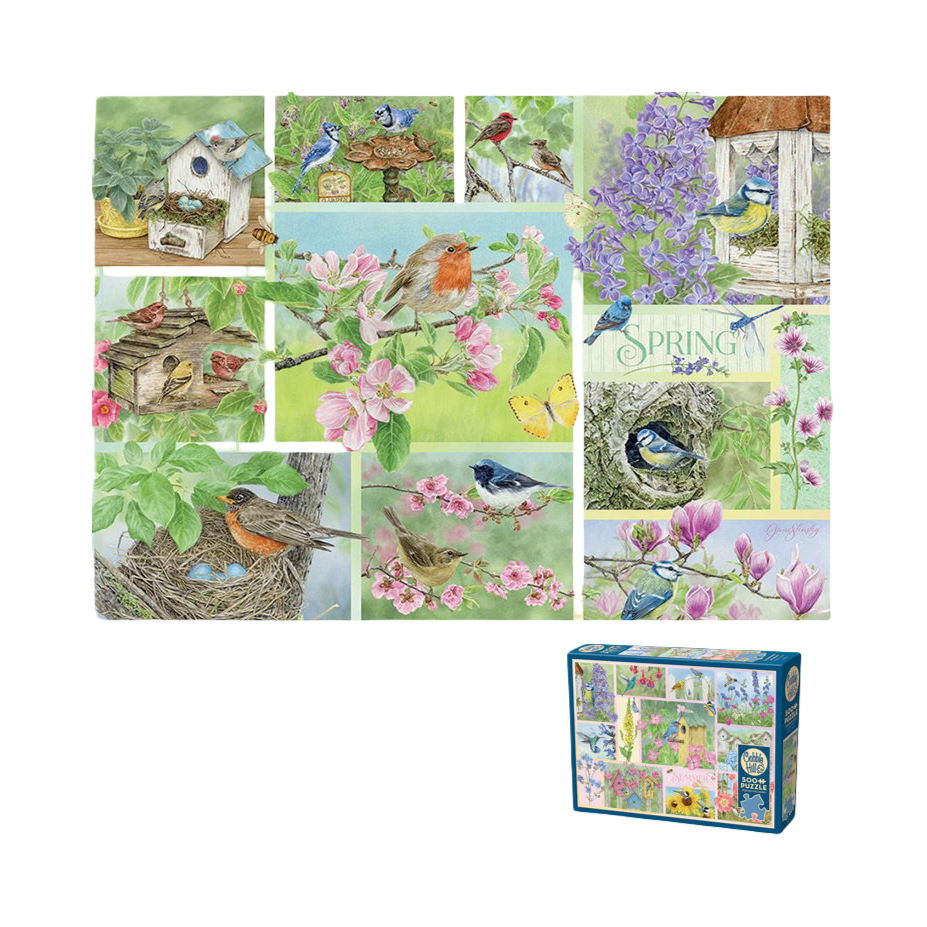 推荐商品：Cobble Hill 春日花园 拼图