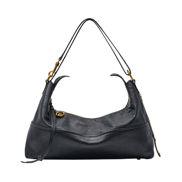 推荐商品：Grotto/个乐 情侣款方舟造型设计通勤出游休闲手袋牛皮单肩包